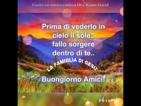 Canta un nuovo canto a Dio...come David