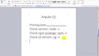 How to Install Angular CLI and Check CLI Version Node Version and NPM Version | Angular CLI | 01