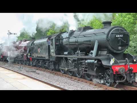 RARE !!! Triple Headed Steam WCRC May 29th 2014