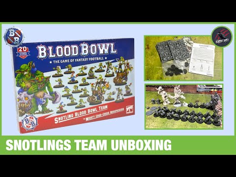 BLOODBOWL SNOTLINGS TEAM UNBOXING & BUILD - Putting A Team Together For A New Club League
