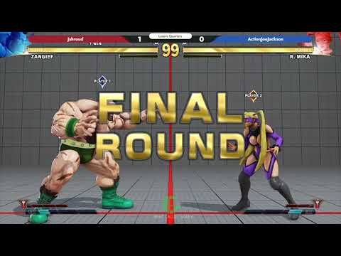 Street Fighter V: Jshroud (Zangief) V ActionJoeJackson (R. Mika) - Retro Rumble 2019 SFV