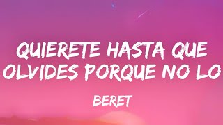 Quierete hasta que olvides porque no lo hacias (LETRA)👈⚀