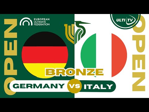 Germany vs Italy — 🥉 OPEN Bronze Medal — European Ultimate Championships #EUC2023
