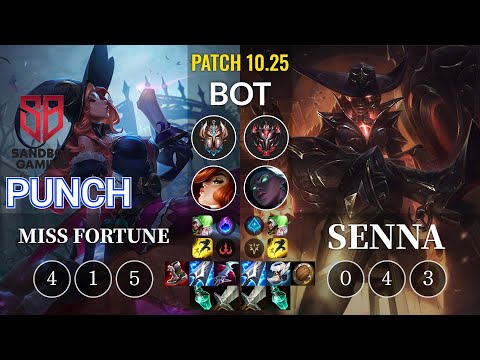 SB Punch Miss Fortune vs Senna Bot - KR Patch 10.25
