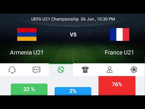 UEFA U21 Championship Armenia U21 vs France U21 Live Match Today Time 10:30 PM Date 6/6/2022
