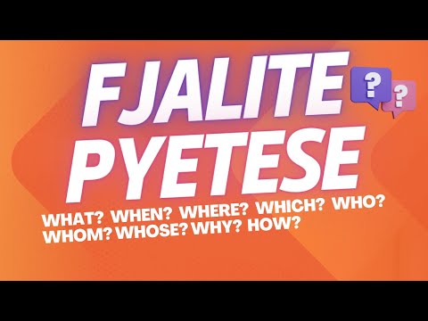 Mesojme fjalite pyetese ne Anglisht - WH question words in English . Mesimi 7 - Part 7