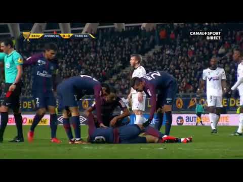 kylian mbappe brutally tackled by regis gurtner amiens 1102018