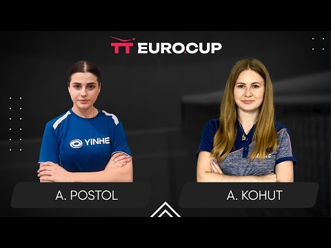 13:15 Anastasiia Postol - Alina Kohut 17.05.2024 TT Euro.Cup Women Ukraine Master. TABLE 4