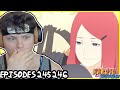 NARUTO MEETS HIS MOM Naruto Shippuden REACTION Episode 245 246