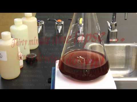 Oscillating reaction