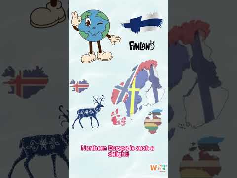 Northern Europe Countries Song for Kids | Learn Nationalities 🌍