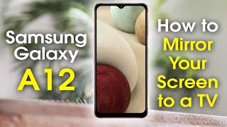 Samsung Galaxy A12 How to Mirror Your Screen to a TV | H2techvideos | Samsung Galaxy A12 Play on TV