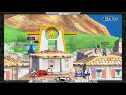 [Battle by the Bridge 18/6/2016][Smash 4] SUGOI | Raziek (Cloud) vs Saint Heavens (Mario)
