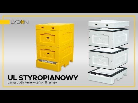 American Langstroth 8/9-frame beehive