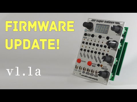 Song mode & generative sequencing on Super Sixteen Firmware v1.1 (tutorial)