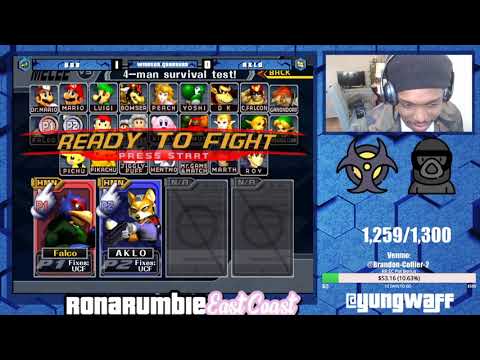 Rona Rumble: East Coast 3 | Winner's Quarters |  BBB (Falco) vs Aklo (Fox)