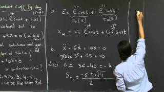 Homogeneous Constant Coefficient Equations: Any Roots | MIT 18.03SC Differential Equations