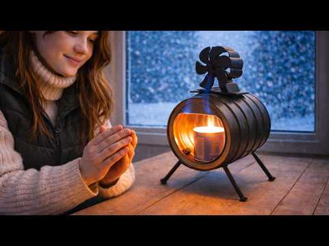 How to make a free DIY emergency heater!! No electricity, no gas needed
