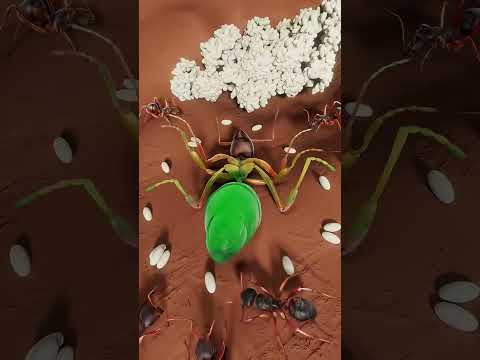 Mi történik, ha meghal a hangyakirálynő? Elképesztő! 🐜😨 #ants #animals