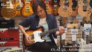 Video thumbnail for Blue Guitars - Kanade SOUND DESIGN / KTL-AS S/S Ash/Rosewood by Blue Guitars
