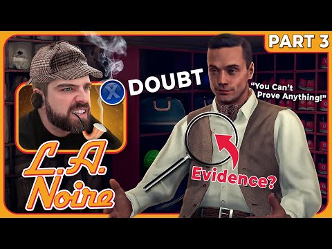 Solving All The Crimes In L.A. Noire [Part 3] [Full Livestream]