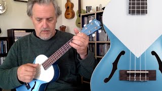Video thumbnail for New Gear: Kala KA-JTE Archtop Tenor Ukulele Sounds as Good as it Looks by Ukulele