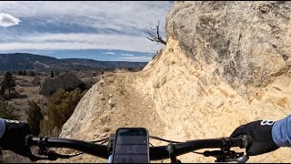 Side Trail (Yikes! line) - Sandstone Ranch - Larkspur - Colorado