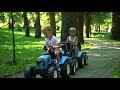 Pedalinis traktorius FALK Landini mėlynas