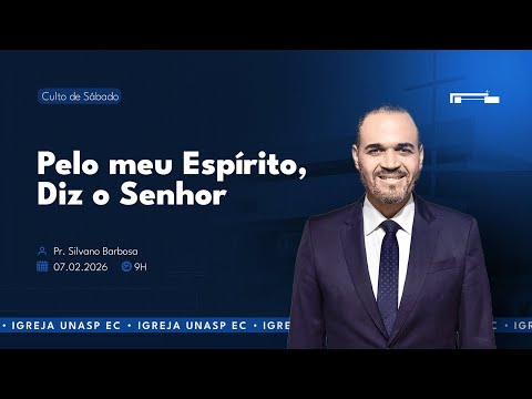🔵 Pelo meus Espírito, Diz o Senhor | Pr. Silvano Barbosa