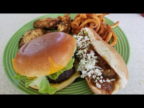 Air Fryer GameDay Food Burgers,Hot dogs,Wings & Fries...