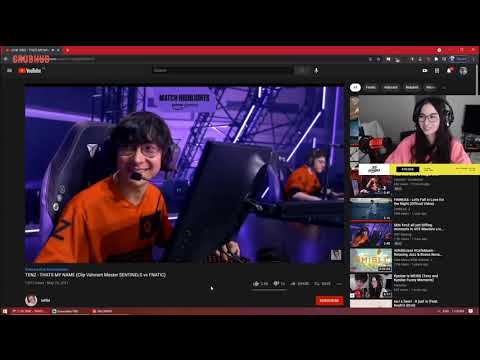 Kyedae reaction tenz saying ( thats my name) 😍