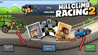 Hcr2 Big gaming 23 VS Aiden Gameplay | Hill Climb Racing 2 gameplay || Events VS