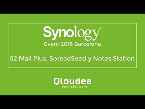 02 - Synology 2016 Mail Plus SpreadSeed y Note Station