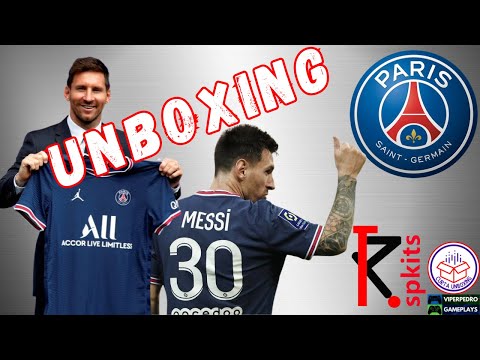 A NOVA CAMISA DO PSG! Unboxing PSG Jordan 21/22 | Camisa de Time SPKITS Lionel Messi