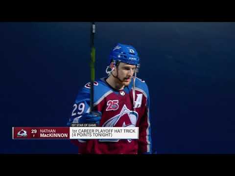 Dying Seconds of Game 2 + 3 Stars. Avs Win 6-3 off MacKinnon Hat Trick - May 19, 2021