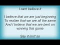 Richie Havens - Say It Isn't So Lyrics