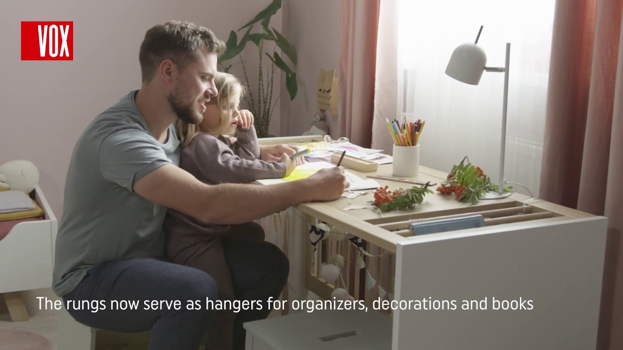 Vox 4 You 3 in 1 Baby & Toddler Cot Bed in White & Oak