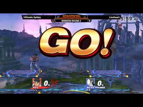 Ignition #160 WINNERS ROUND 2 - Ultimate Spidey (Ryu) vs Lionheart (Wii Fit Trainer)