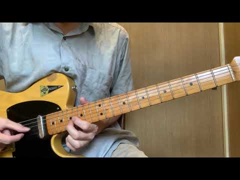 Guitar practice - Allen Hinds "Falling Up" guitar solo Bar.141