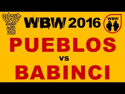 Pueblos 🆚 Babinci 🎤 WBW 2016 Warszawa (freestyle rap battle)