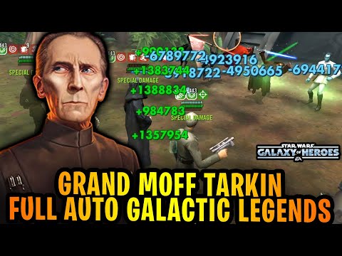 FULL AUTO GALACTIC LEGENDS WITH GRAND MOFF TARKIN! The Ultimate F2P Galactic Legend Counter
