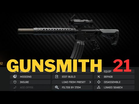 Gunsmith Part 22 Guide | M4A1 Build (EASY & FAST) | Escape from Tarkov 1.0