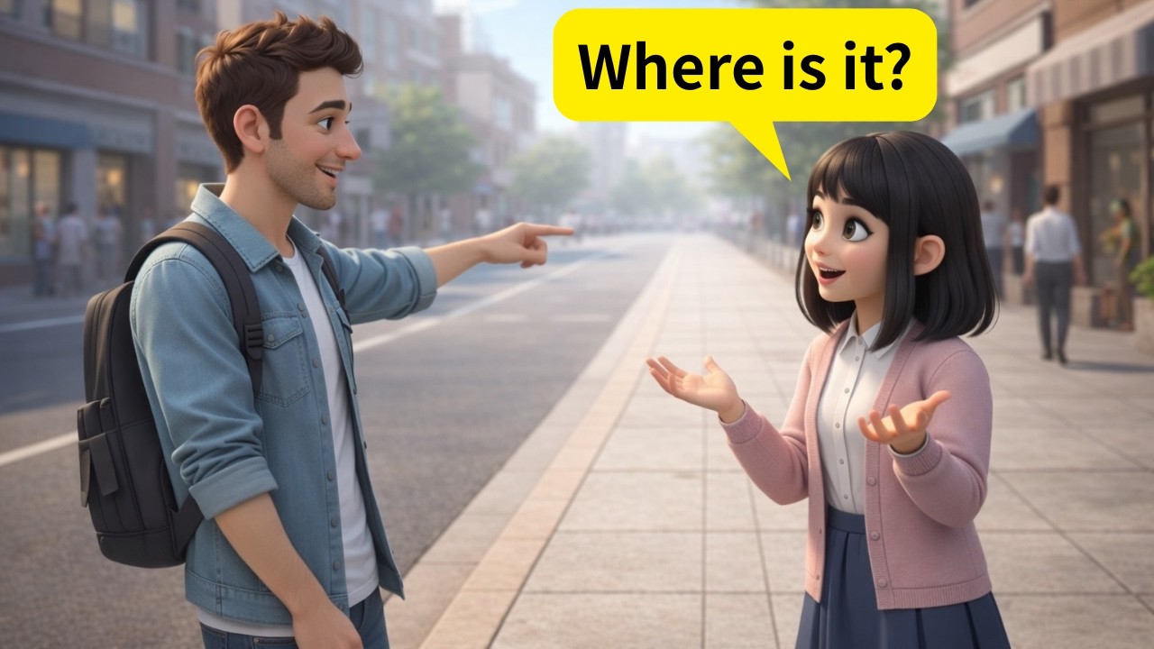 How to Ask for Directions in English - Slow and Easy English For Beginners