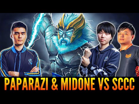 PAPARAZI Zeus and MIDONE vs SCCC Storm Spirit and ALACRITY | 10000 MMR GAME  | Patch 7.31d |  Dota 2
