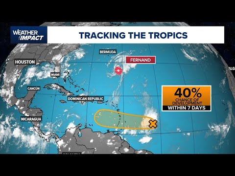 Tropical update: Tropical Storm Fernand forms in the Atlantic, no threat to land