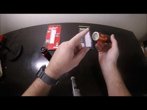 Klein vs Milwaukee Flashlight