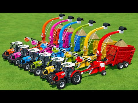 CUT SUGARCANE AND TRANSPORT IT WITH CLAAS TRACTORS AND SCANIA TRUCKS - Farming Simulator 22