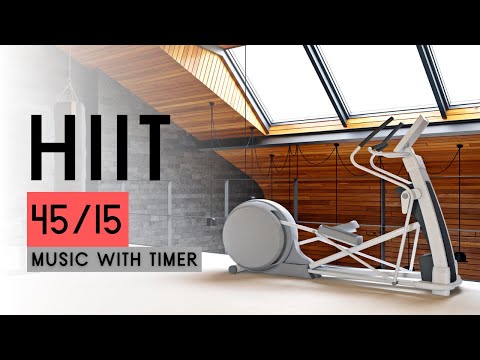 Hiit Workout Timer With Music // 45 seconds work 15 seconds rest  // 20 Rounds