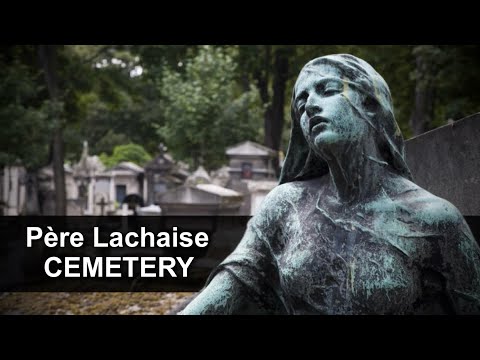 Père Lachaise Cemetery FAMOUS GRAVE TOUR - Jim Morrison, Oscar Wilde, Edith Piaf and MORE   4K