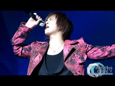 [Fancam] [100228] SS501 Persona Encore -  Only one day Young Saeng focus